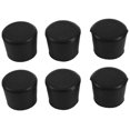 thumbnail image 1 of Goma Muebles Muleta Pies Taburete Silla Pierna Punta Almohadilla 24Pcs Negro, 1 of 9