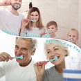 thumbnail image 5 of 2pcs 3 Sided Autism Toothbrush 3 Bristle Toothbrush Three Bristle Travel Toothbrush Wrap Around For Adult Kid Teeth Care Large Angle Soft Complete Tee, 5 of 5