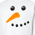 thumbnail image 3 of Inktastic Snowman Face Adult Sweatshirt, 3 of 4