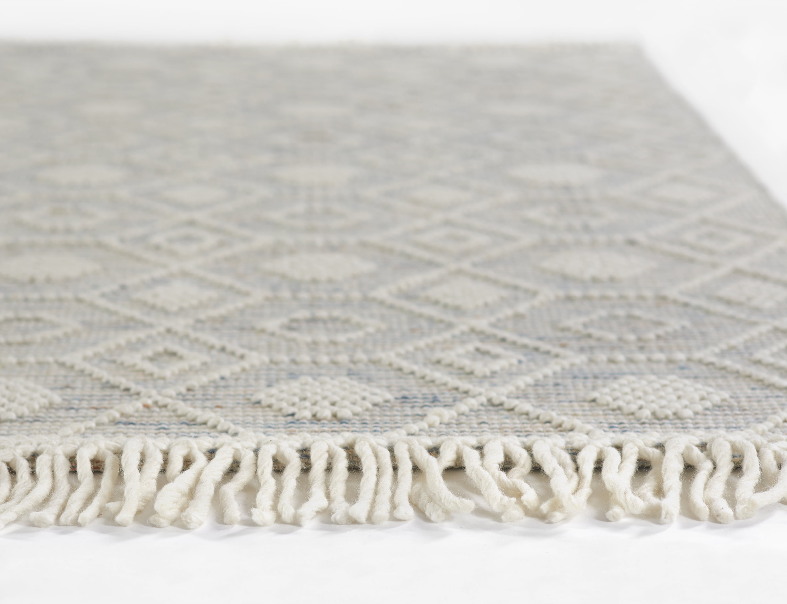 Momeni Boulder Hand Woven Wool and Cotton Geometric Multi Area Rug 8' X 10'