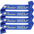 thumbnail image 1 of 4pcs Graduation Ceremony Sashes Senior 2023 Graduation Sashes Photography Props, 1 of 8