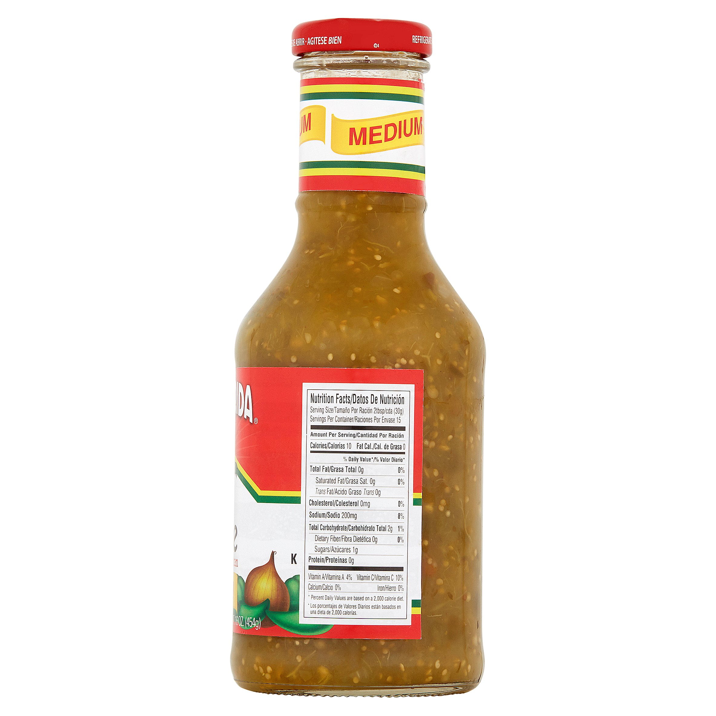 (12 pack) La Preferida Salsa Verde Medium Authentic Mexican Salsa, 16 oz