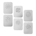 thumbnail image 3 of 6pcs/set Gobos Graphics Cards Metal Plates with Hollow Patterns for Optical Snoot Conical Focalize Condenser Art Special Effects Shaped Beam Light Photography Light Accessories, 3 of 6