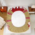 thumbnail image 5 of jejeloiu Football Sport Lover Bed Sheets,Rugby Helmet King Sheets,Red Brown Sheet Set For Teens,Ultra Soft Home Decor,4-Piece, 5 of 7