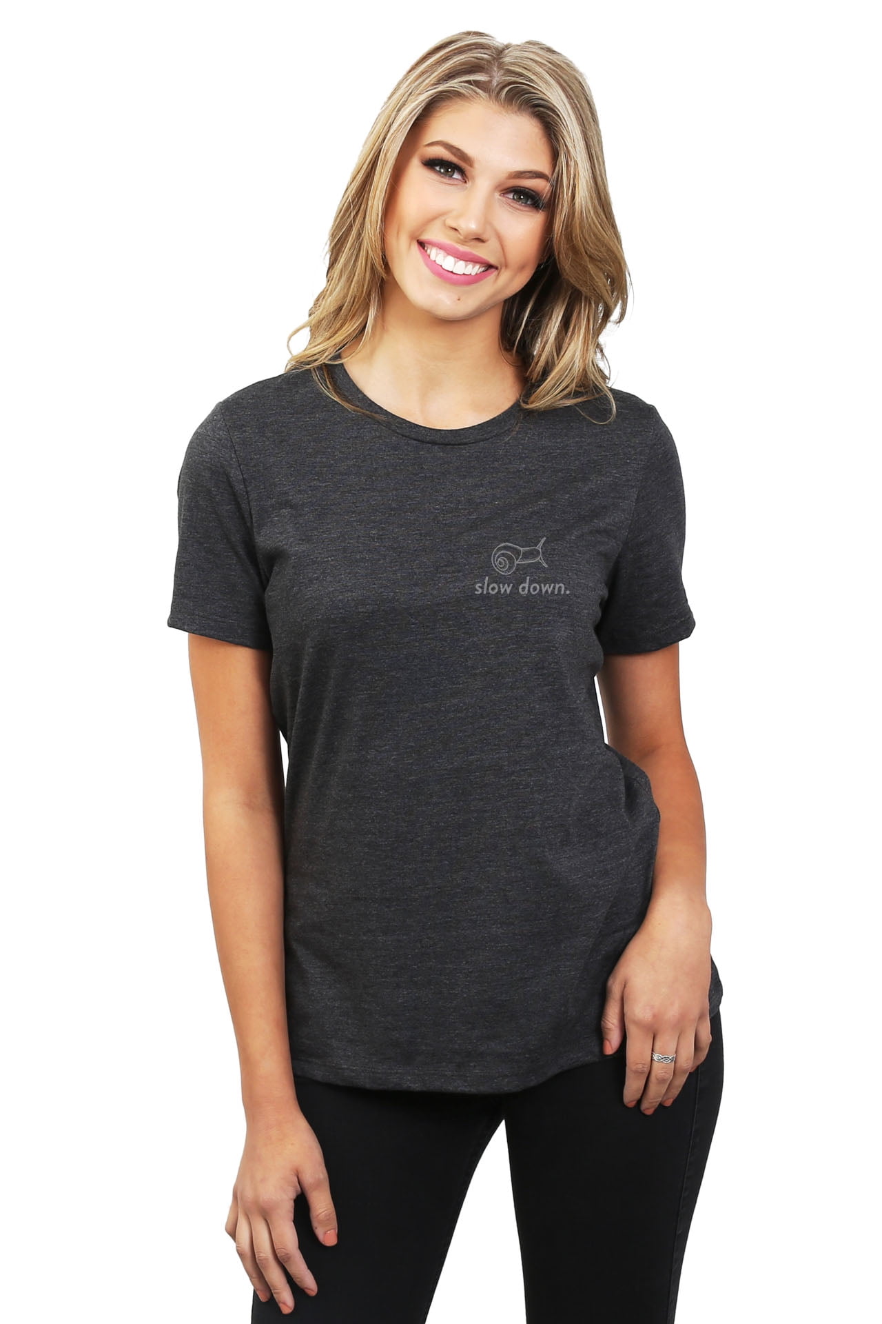charcoal grey tee