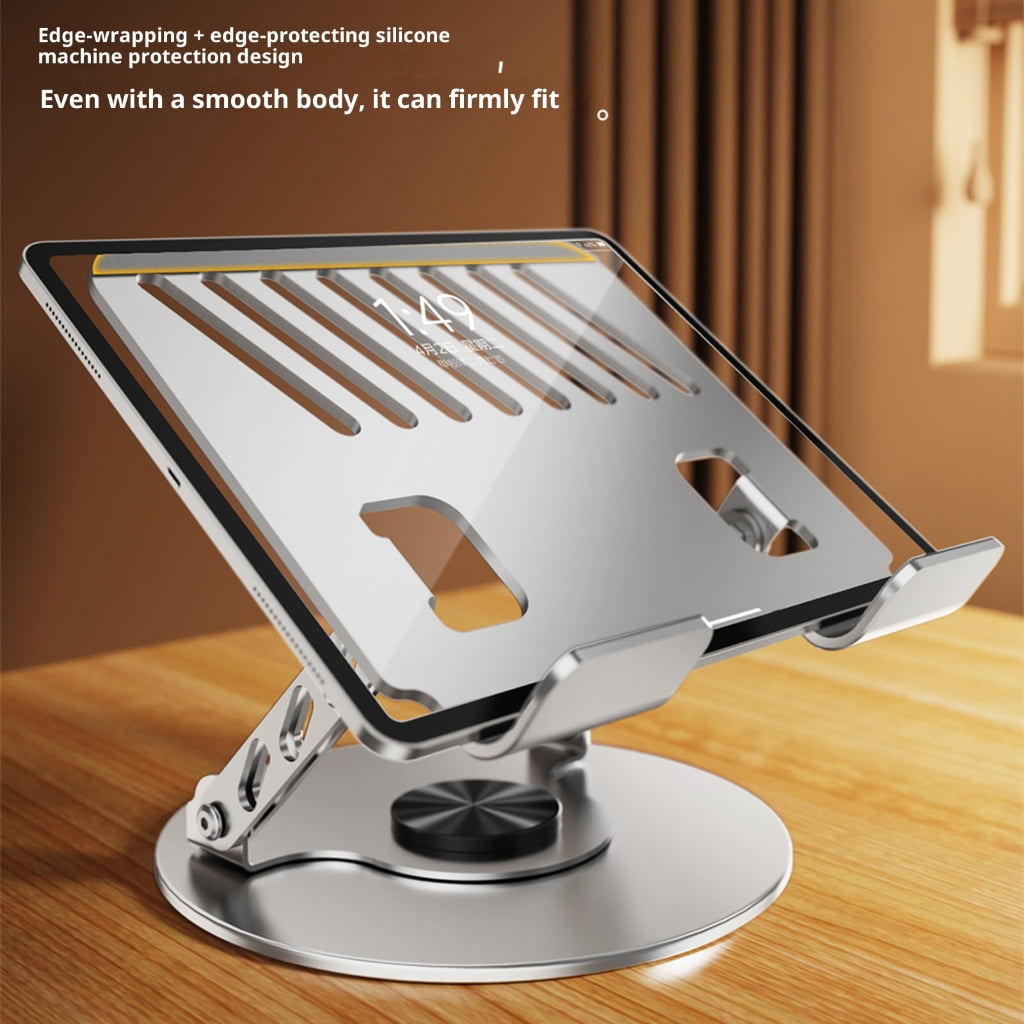 Foldable Laptop Stand With 360 Rotating Base And Two Axises For Optimal Cooling Desktop Suspension Design Car