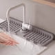 thumbnail image 4 of Faucet Drains Pad, Kitchen Sink Splash Proof, Thickened Dry Pad, Waterproof Stain Resistant, Foldable Portable, Metal Frame, For Bathroom, 4 of 9