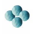 thumbnail image 7 of 15 Inch Round Placemats Set of 4, Blue Teal Ombre Non Slip Heat Insulation PP Table Mats, Coastal Beach Modern Abstract Art Washable Place Mats for Kitchen Dining Party Table Decor, 7 of 7