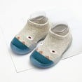 thumbnail image 3 of Avrntaa Baby Boys Grips Socks - Kids Cute Socks Anti Slip Crew Cotton Gifts Socks Gray Socks Size 3-6M, 3 of 3
