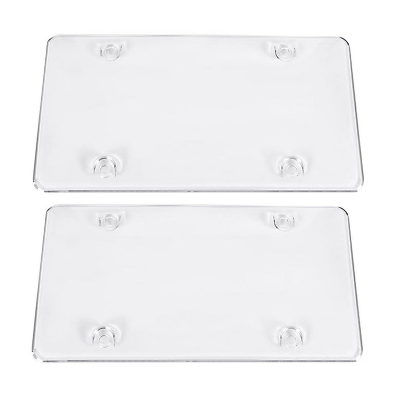 2 Pack License Plate Covers,License Plate Frames with Screw Caps,Licence  Plate Protector (Smoked Bubble), Frames -  Canada