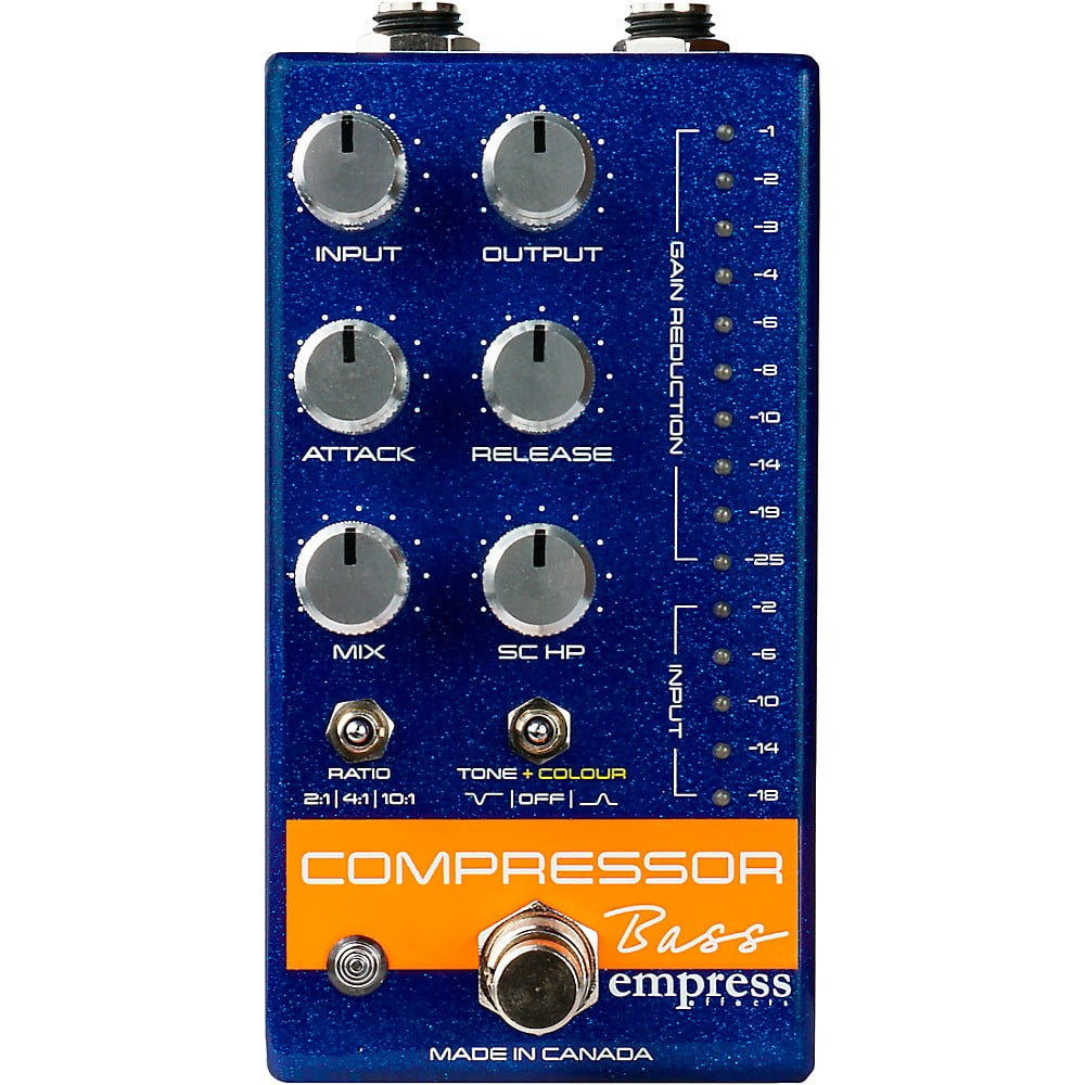 Empress Effects Bass Compressor Pedal Silver - Walmart.com