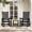 Black, variant on KINGYES Outdoor Rocking Chair HDPE All Weather Patio Rocker for Porch Garden Lawn, White