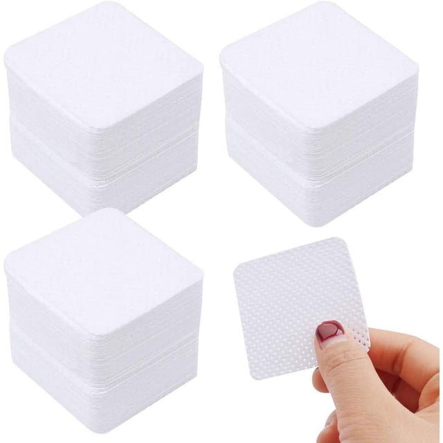200 toallitas para uñas sin pelusa, removedor de maquillaje con pegamento para uñas, hoja de algodón, sin escoria, sin astillas, manicura, esmalte de uñas, herramienta de limpieza de pegamento para pestañas, gel de uñas de algodón Sincero Electrónica