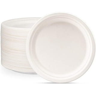 Great Value Everyday Plates, White, 10 1/16