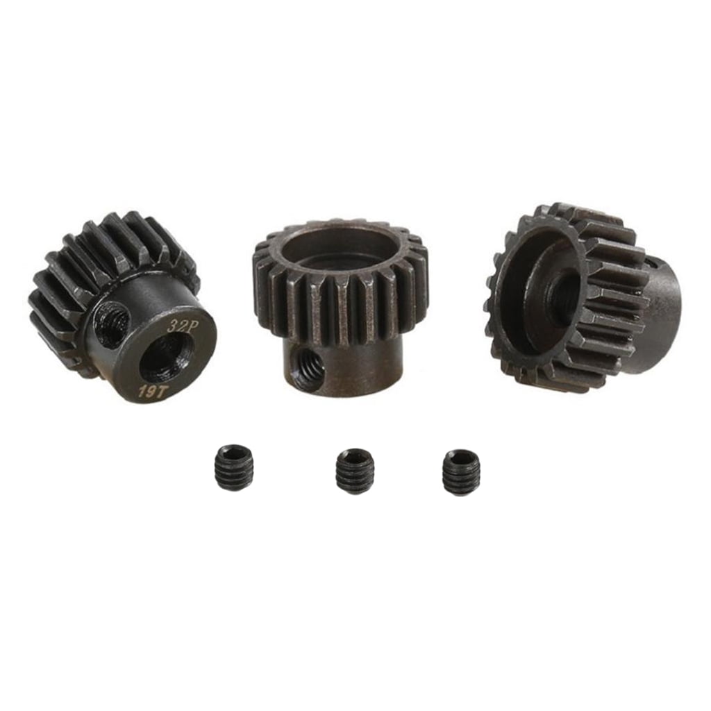 3pcs 32DP 5mm Pinion Motor Gear 19T-21T RC Brushed Brushless Motor Accessory 