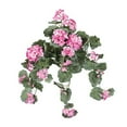 thumbnail image 4 of Vickerman 22" Artificial Light Pink Geranium Hanging, 4 of 6