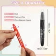 thumbnail image 2 of Uxcell 6Pcs Watercolor Gel Crayon for Coloring, Black, 2 of 6