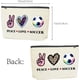 thumbnail image 2 of Bolsa de viaje portátil para cosméticos, bolsa de maquillaje de fútbol, ​​estuche para lápices de 7 x 10 pulgadas, bolsa de lona de polialgodón, organizador de artículos de tocador con cremallera, 2 of 6