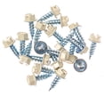 thumbnail image 3 of Tornillos Eagle 1 #8 de 1,3 cm para bajantes de canalón, 25 piezas, almendra, 3 of 6