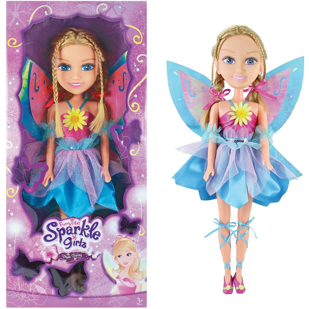 Funville Sparkle Girlz 20" Fairy, Caucasian, Style 1