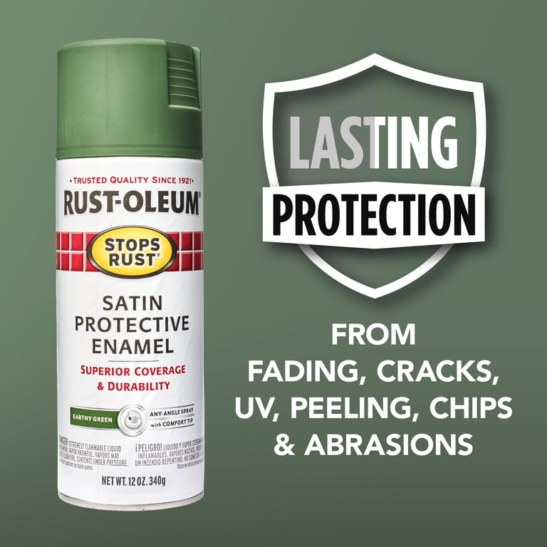 Rust-Oleum Stops Rust Protective Enamel, Earthy Green photo 1