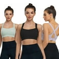 thumbnail image 5 of Valcatch Women's Plus Size Sports Bra Full Coverage High Impact Wirefree Workout Padded Sports Bra Bounce Control, 5 of 7
