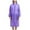 Purple, variant on Taqqpue Long Rain Coat for Women Men, Solid Color Lightweight Button Outdoor Waterproof Raincoat with Hood, Packable Rain Jacket Windbreaker with Pockets