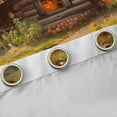 thumbnail image 4 of Manfei Rustic Cabin Curtains Pack of 2 (42x84 Each) for Teens Adults,Autumn Fall Cottage Curtains Blackout,Jungle Animal Squirrel Bedroom Curtains,Super Cozy Room Decor, 4 of 6