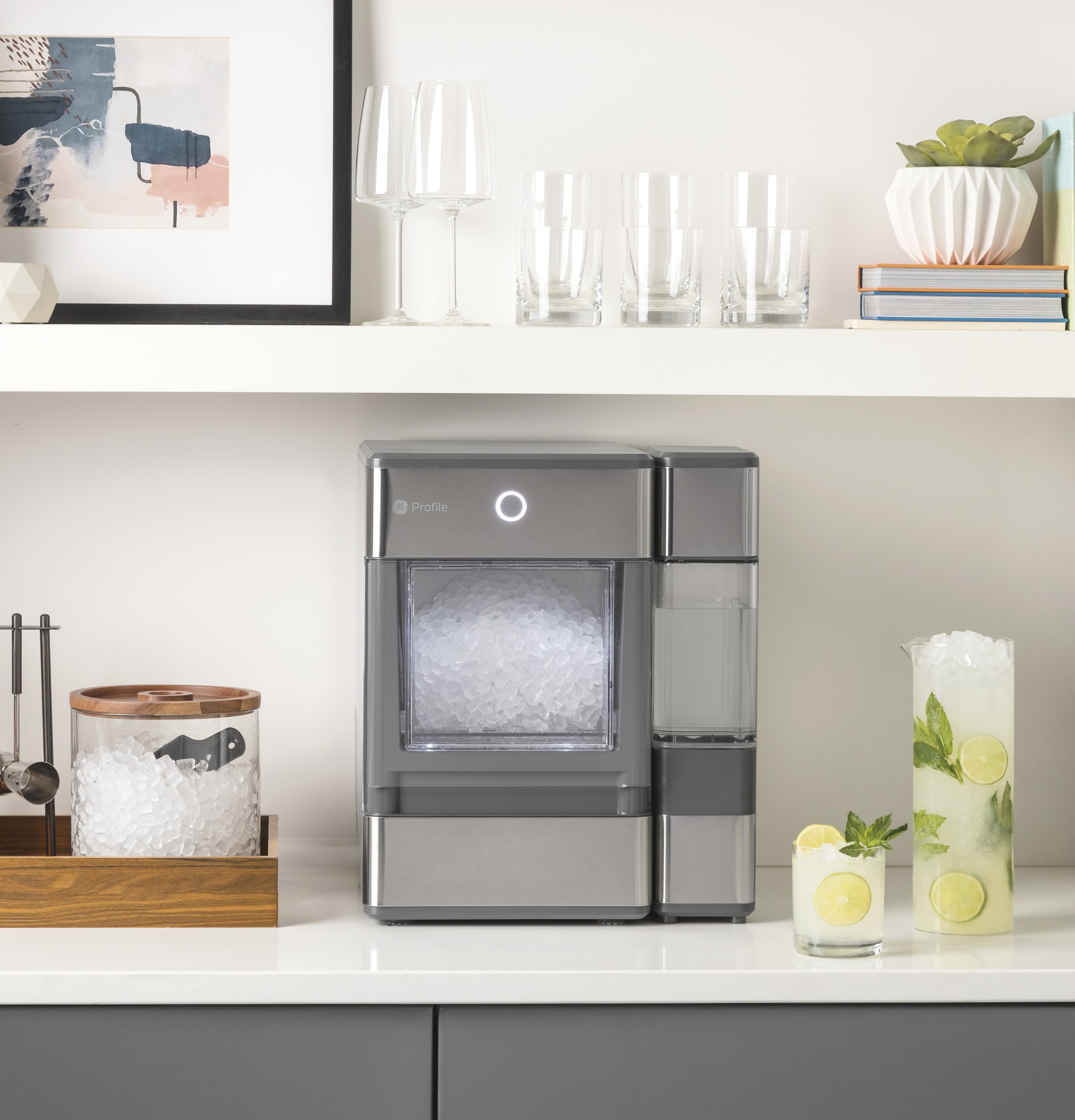 GE Profile™ Opal™ Nugget Ice Maker with Side Tank, Countertop Icemaker, Stainless Steel - image 3 of 11