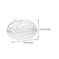thumbnail image 2 of 1 inodoro transparente para mascotas, caja de arena para baño exterior, juguete para hámster., 2 of 4