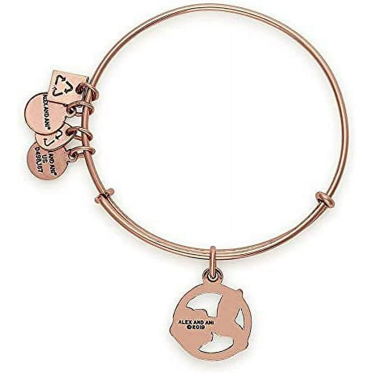 Alex and Ani Hummingbird Charm Bangle Bracelet Rafaelian Rose Gold Walmart