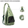 thumbnail image 3 of Cute Avocado Sling Backpack - Playful Kawaii Illustration, Multi-Functional Shoulder Bag, 3 of 4