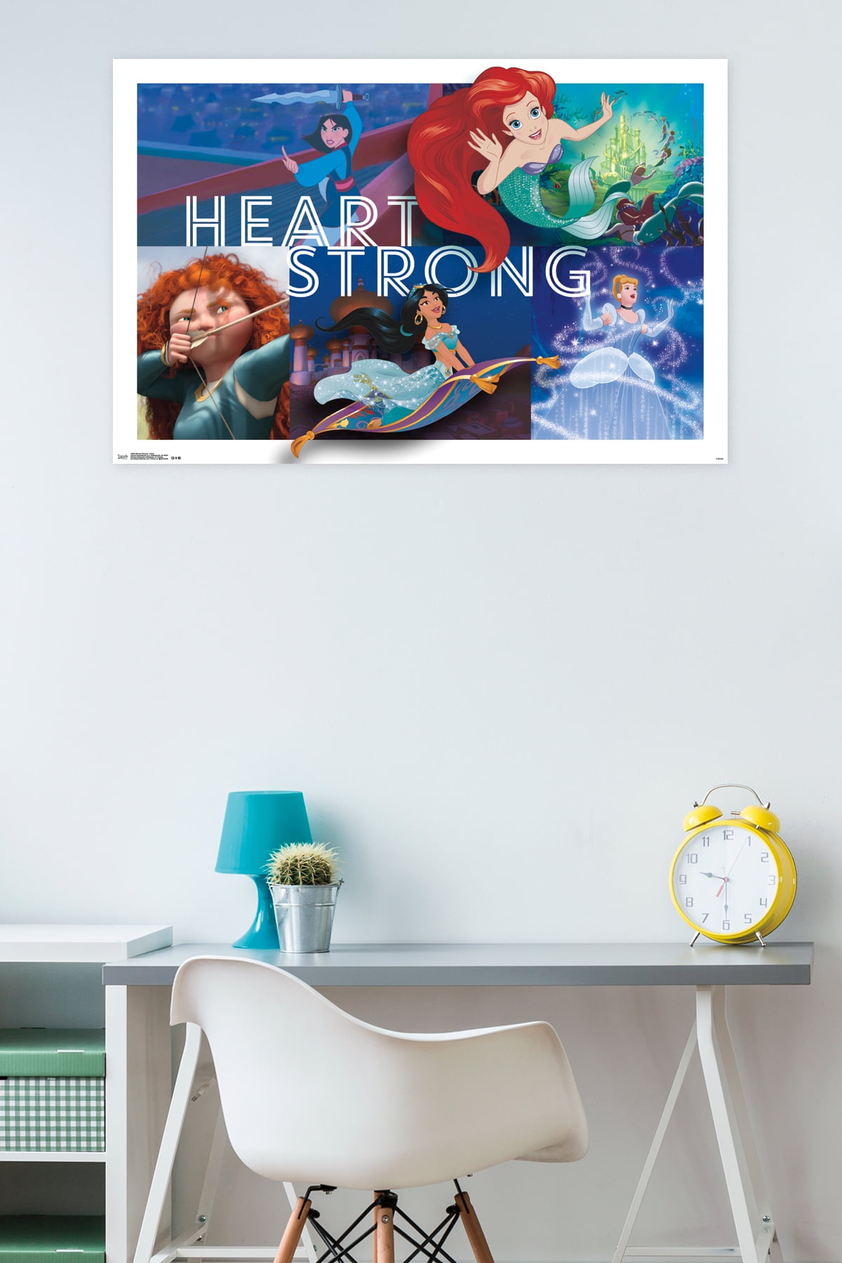 Disney Princess - Heart Wall Poster, 22.375" x 34"