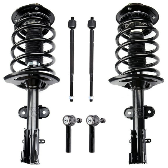 CCIYU Complete Suspension Kit Fits 2004 2005 2006 2007 2008 for Chrysler Pacifica Includes Front Strut Spring Assembly Tie Rod End