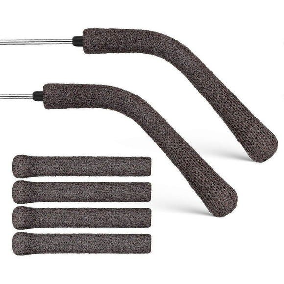 3 Pairs Eyeglass Ear Cushions Eyeglass Ear Grips Eyeglass Arm Covers Eye Glasses Ear Grippers Glasses Ear Pads5.50X0.70X0.70CMCoffee