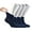 Navy Blue, variant on Cosyfeel® Women Loose Diabetic Socks | 4-Pair Neuropathy Ankle Socks for Ladies | Super Soft Eco-Friendly Thin Bamboo Material | Durable with Seamless Toe and Non-Binding Top | 4 Seasons