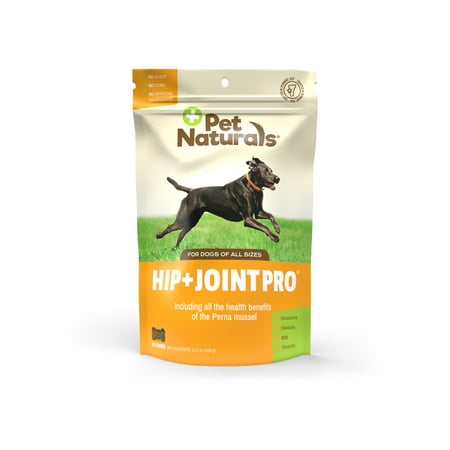 Pet Naturals Hip and Joint Pro Chew for Dogs, Duck Flavor, 60 count