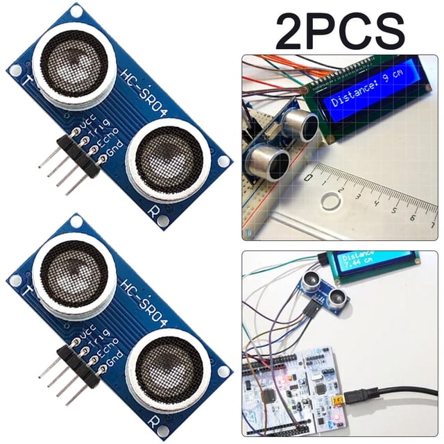 WDOplteas Módulo alcance ultrasónico HC-SR04P componentes electrónicos amplio voltaje 3-5 5 V 2 uds.