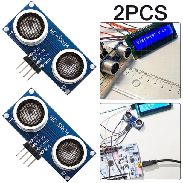 Módulo alcance ultrasónico HC-SR04P componentes electrónicos amplio voltaje 3-5 5 V 2 uds.