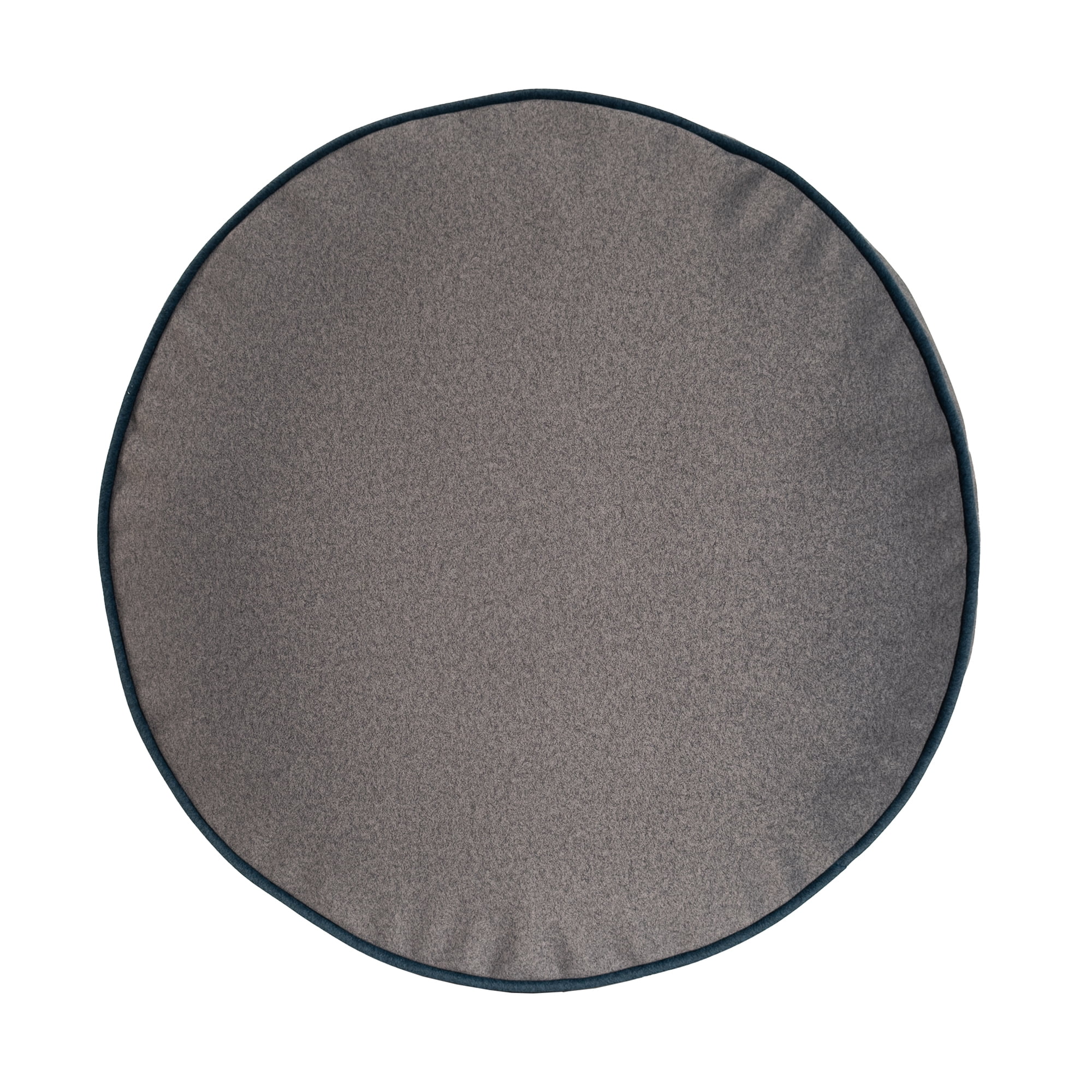 Qiviut Gray Tall Pouf