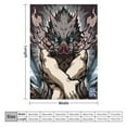thumbnail image 3 of Demon Blanket Slayer Flannel Throw Blankets Soft Pile Cozy Plush Throw Blanket for All Seasons, 3D Printed Warm Blanket for Sofa Beds Home Decor, 3 of 10
