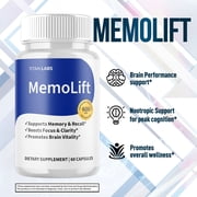 MemoLift Advanced Brain Support Formula Supplement Memo Lift 60 Capsules