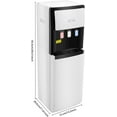 thumbnail image 2 of Water Coolers Standing Water Dispenser Cold Hot Dispenser, Countertop Electric Water Dispenser Bottom Loading for Homes, Gyms, Office, 2 of 16