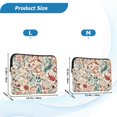 thumbnail image 4 of FORMRS 15"-15.6" Laptop Sleeve Protective Case Soft Carrying Quilted Computer Bag Cover, Watercolor Leaves, 4 of 7