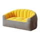 thumbnail image 1 of Puf Macarena Sofá de Dos Plazas Doble amarillo gris, 1 of 8