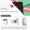 thumbnail image 4 of Yayeee Magnetic Dishwasher Cover for The Front Decoration Home Kitchen Machine Sticker Protector, Brown American Footballs, 4 of 6