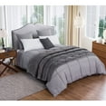 thumbnail image 2 of St. James Home 2pc Velvet blanket & Microfiber Comforter Set, Tan, Twin, 2 of 5