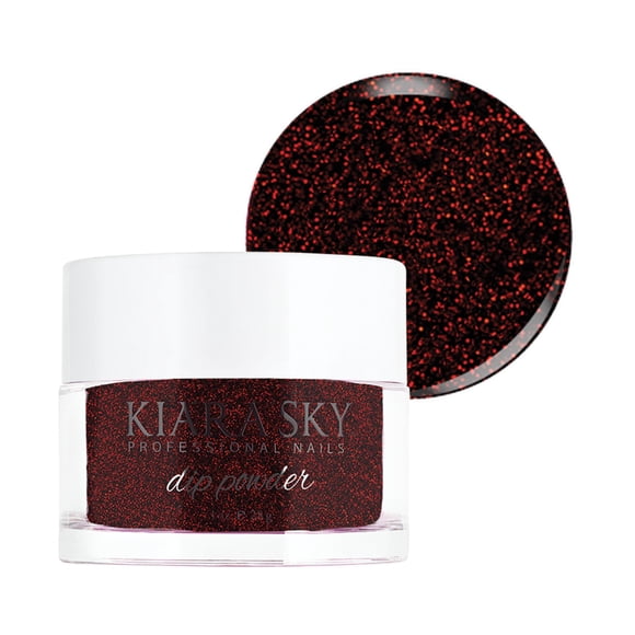 Kiara Sky Polvo de inmersión para uñas de larga duración, tonos rojos, 1 oz Soy mandona