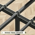 thumbnail image 6 of Lifezone Full Bed Frame with Rustic Vintage Wood Headboard and Footboard,Metal Support,Grey, 6 of 7
