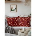 thumbnail image 3 of Outdoor Pillows Waterproof, Thanksgiving Fall Bedding Throw Pillows with Insert for Couch Sofa Bed, Maple Leaf Pumpkin Botanical Orange 18x18 Inch Pillowcases Decorative Camping Patio Pillow Set of 1, 3 of 8